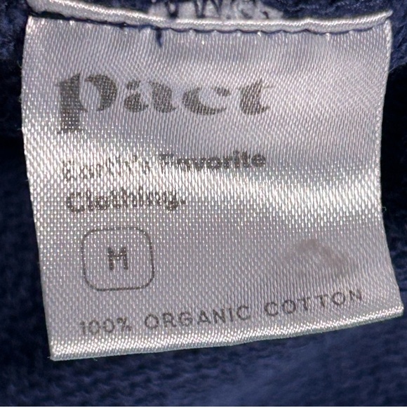 Pact Organic 100% Cotton Sweatshirt Womens  Size M Raw Hem Casual Yoga Outdoors - Picture 4 of 10